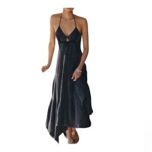 The Teagan Smocked Halter Dress